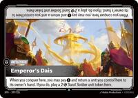 Emperor's Dais [207/221] Uncommon -FOIL